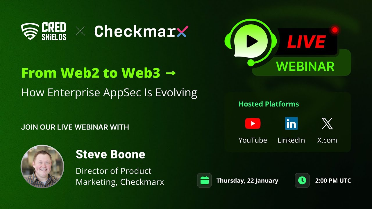 CredShields × Checkmarx | From Web2 to Web3 → How Enterprise AppSec Is Evolving
