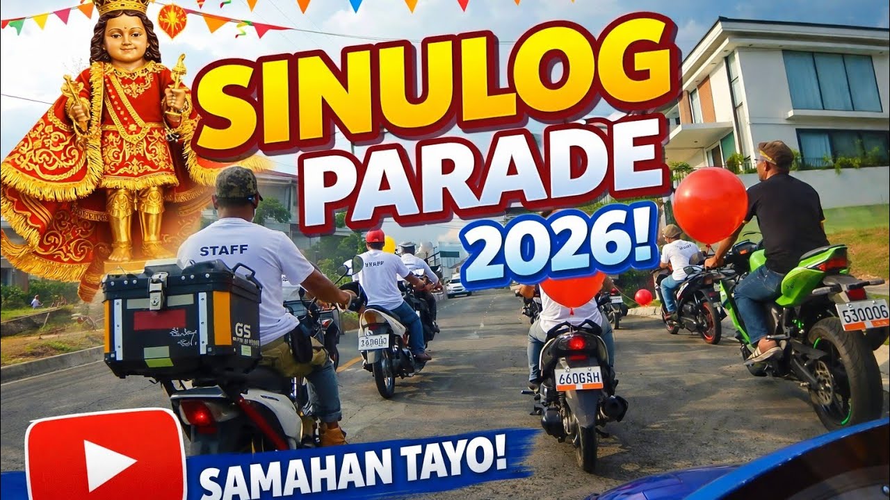 SINULOG PARADE 2026 | Motorcade Ride 🏍️🎉 