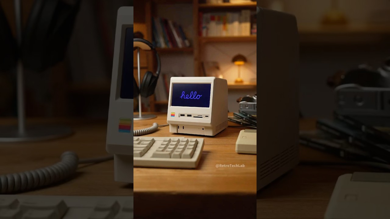 Looks like a vintage Mac&hellip; but it&rsquo;s actually a Mac mini dock &mdash; from @wokyis