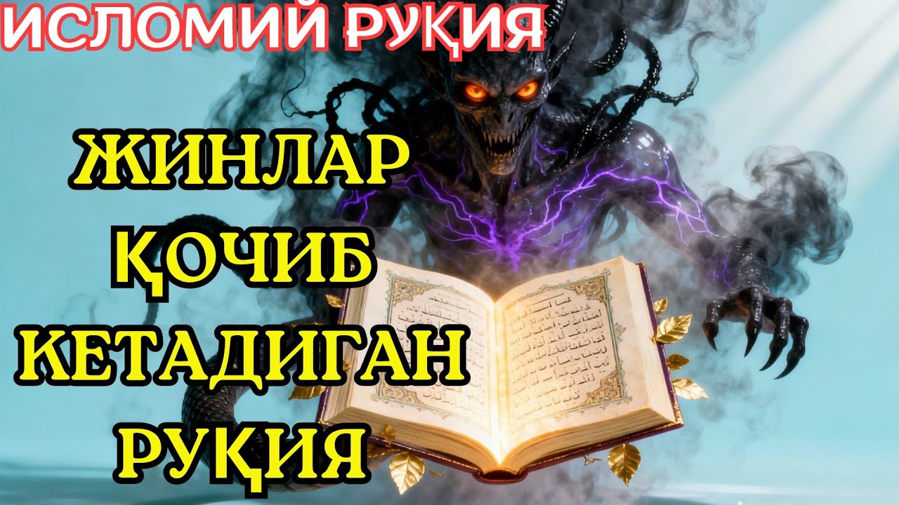 ЖИНЛАРГА ҚАРШИ ҚУРЪОНИЙ РУҚИЯ — КУЧЛИ ҚУРЪОН ҲИМОЯСИ. 