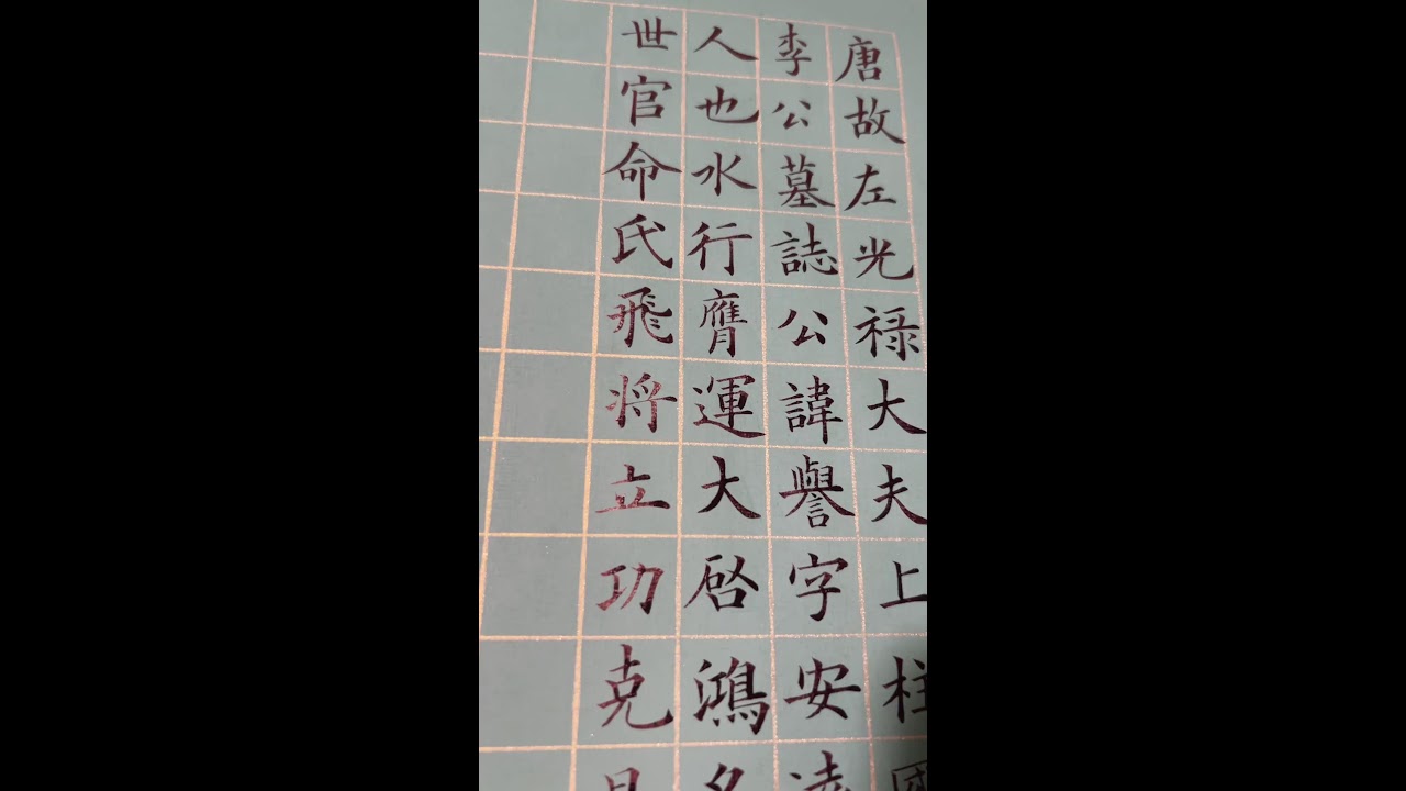 小小爱书法的练字直播