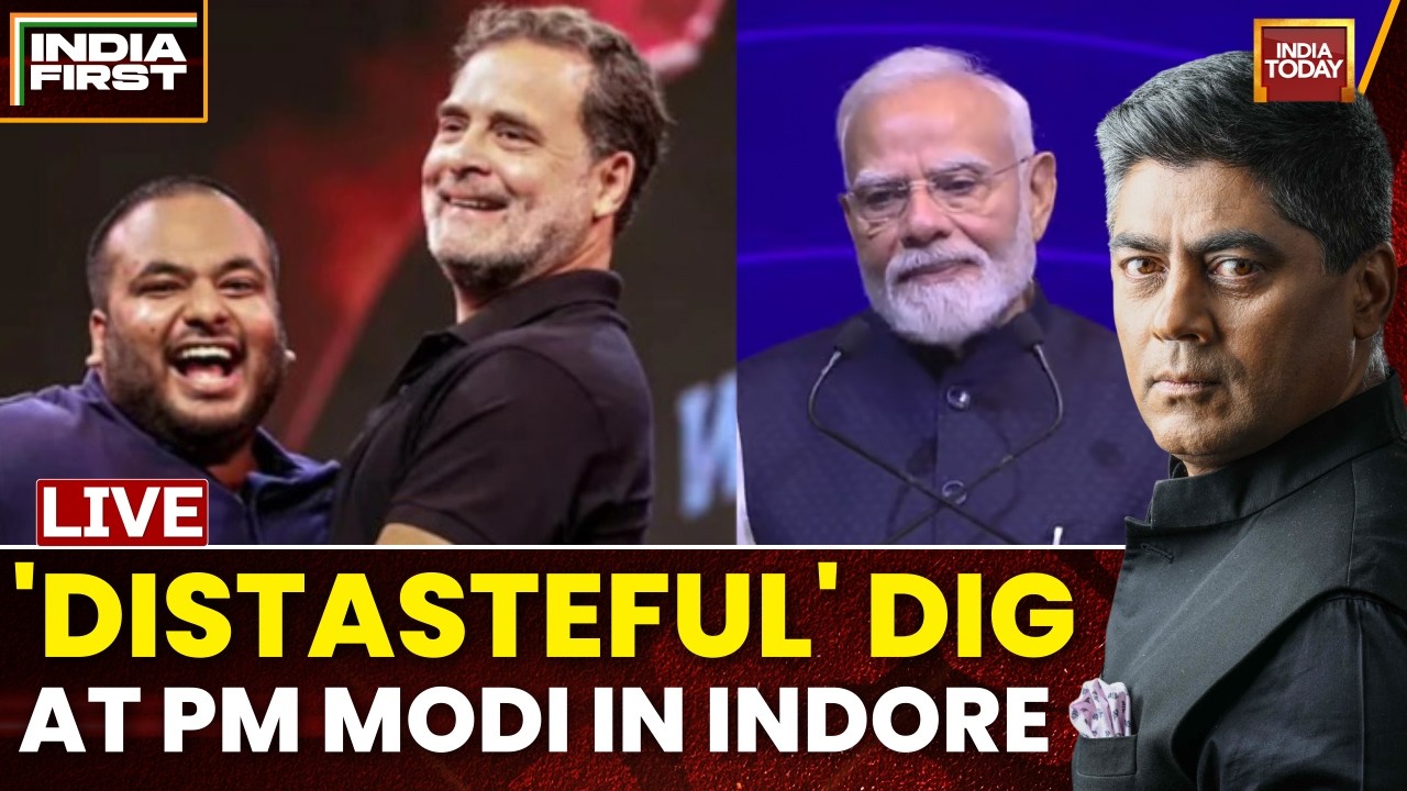 Live: 'Distasteful 'Dig At PM Modi In Indore | Rahul Gandhi | 'Chhatron Ki Goonj'| Mimicry Row | BJP