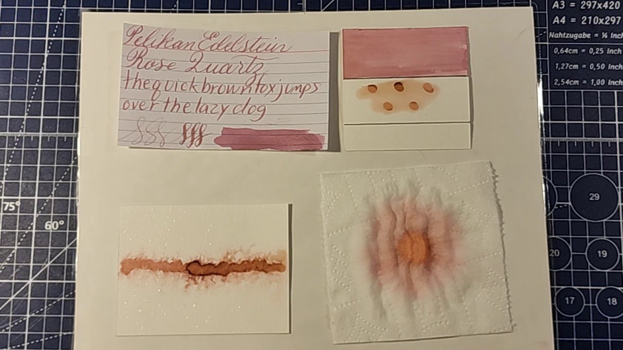 #30inks30days day 23 Pelikan Edelstein Rose Quartz