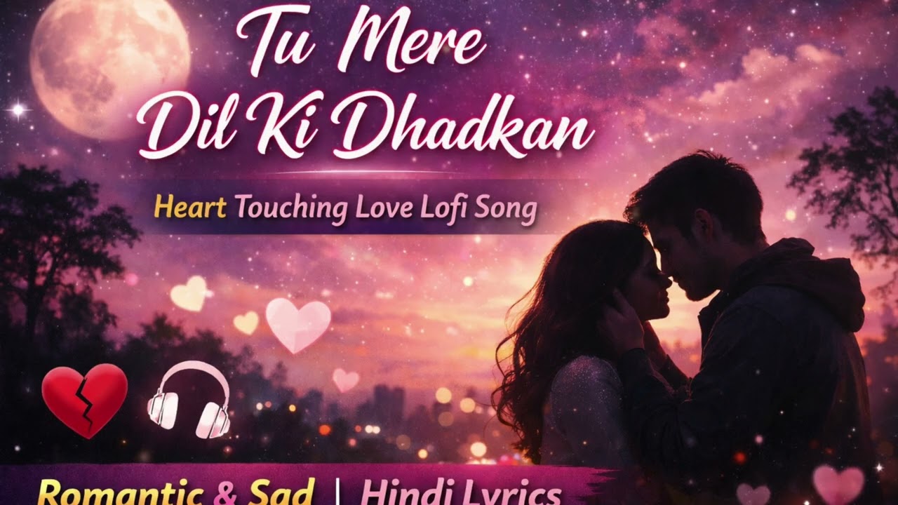 Tu Mere Dil Ki Dhadkan 💖 | Heart Touching Love Lofi Song | Romantic Hindi Lyrics 2026 #lofi #love 