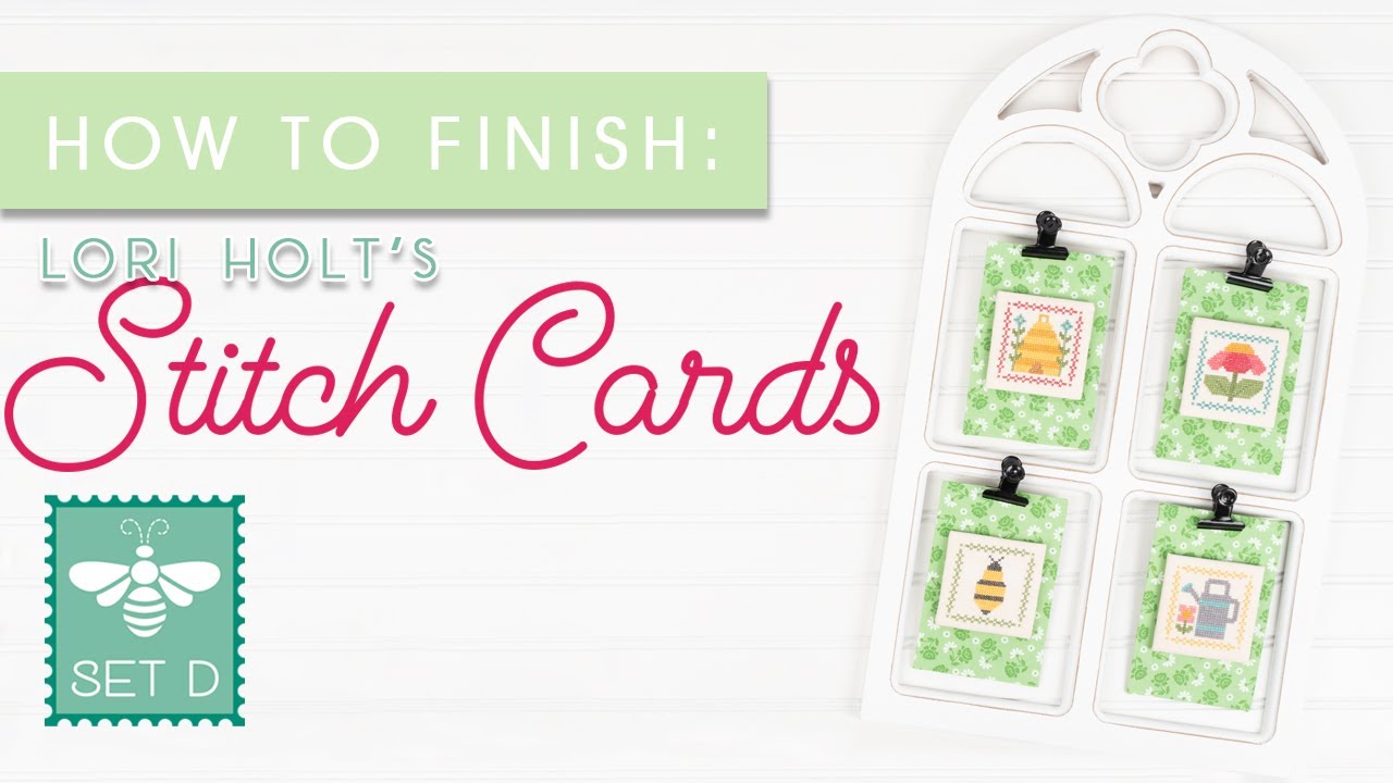 How to Finish Lori Holt&rsquo;s Stitch Card D | Fat Quarter Shop FlossTube
