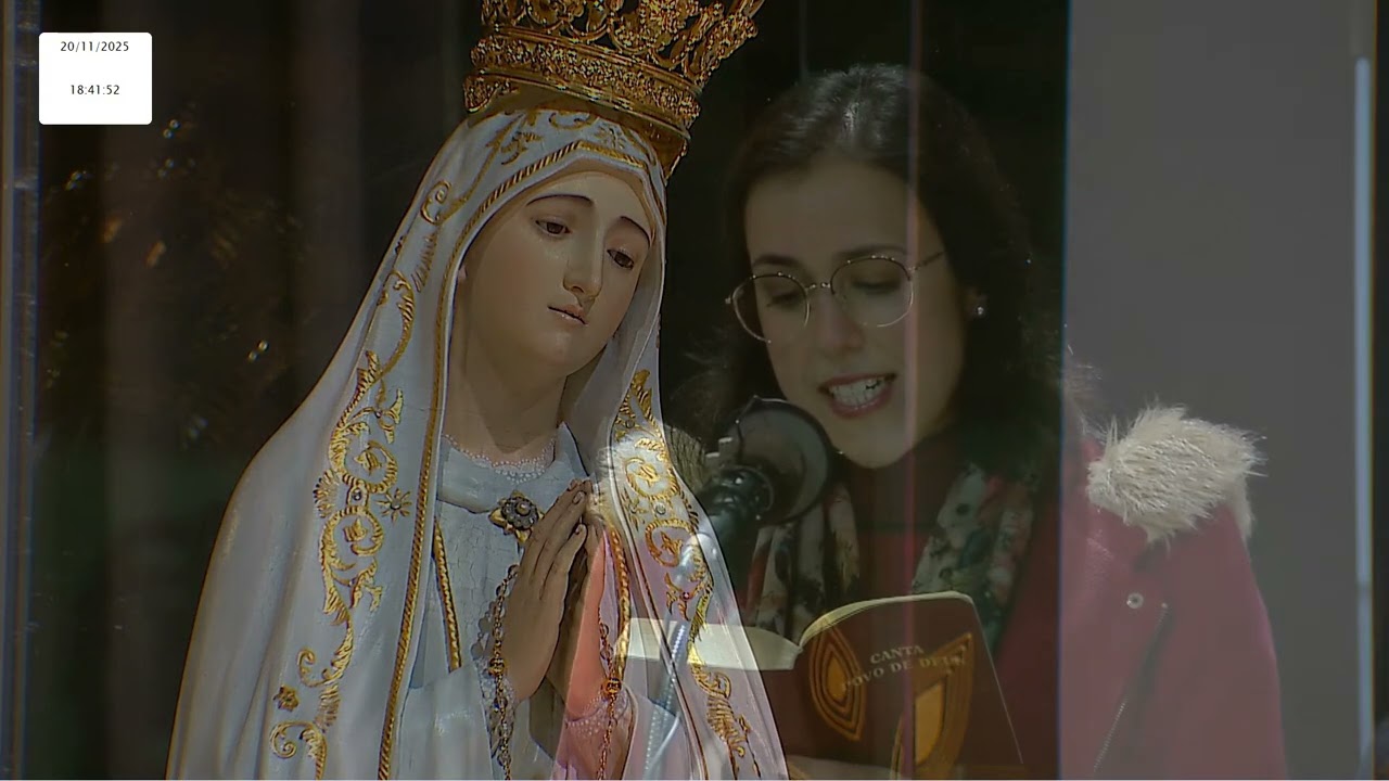 Terço a Nossa Senhora de Fátima desde a Capelinha das Aparições 20.11.2025