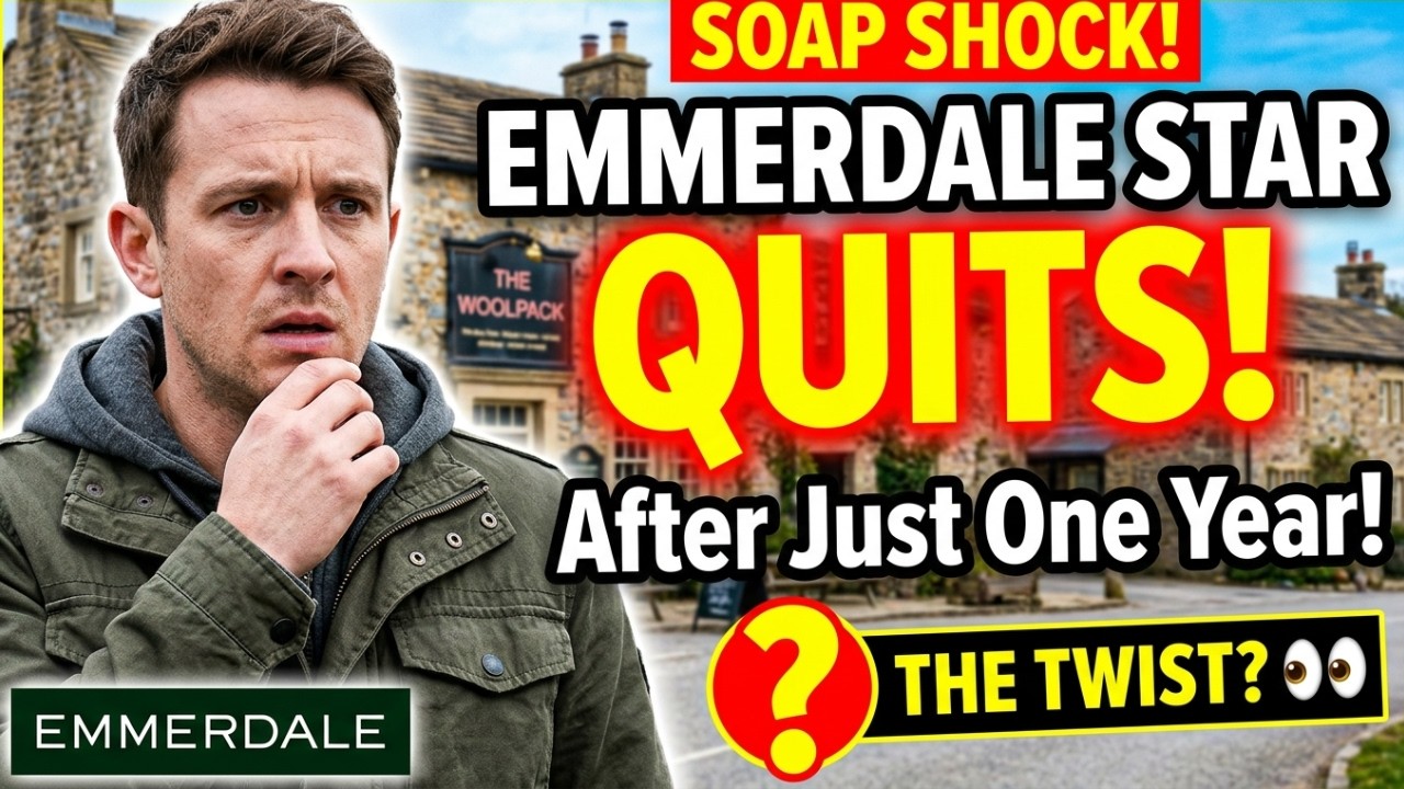 SOAP SHOCK! Emmerdale Star QUITS After Just One Year – But There’s a Huge Twist 👀