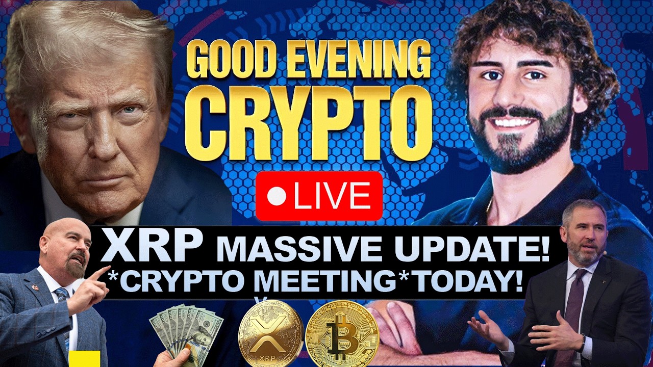🚨 BREAKING: WHITE HOUSE *BOMBSHELL* CRYPTO MEETING TODAY! 🚨 RIPPLE CEO TALKS XRP & CLARITY ACT!
