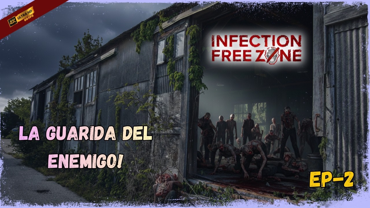🧟ENCONTRAMOS UNA GUARIDA! --  DIFICULTAD EXTREMA!🧟☣️INFECTION FREE ZONE---4K GAMEPLAY ESPAÑOL EP-2☣️