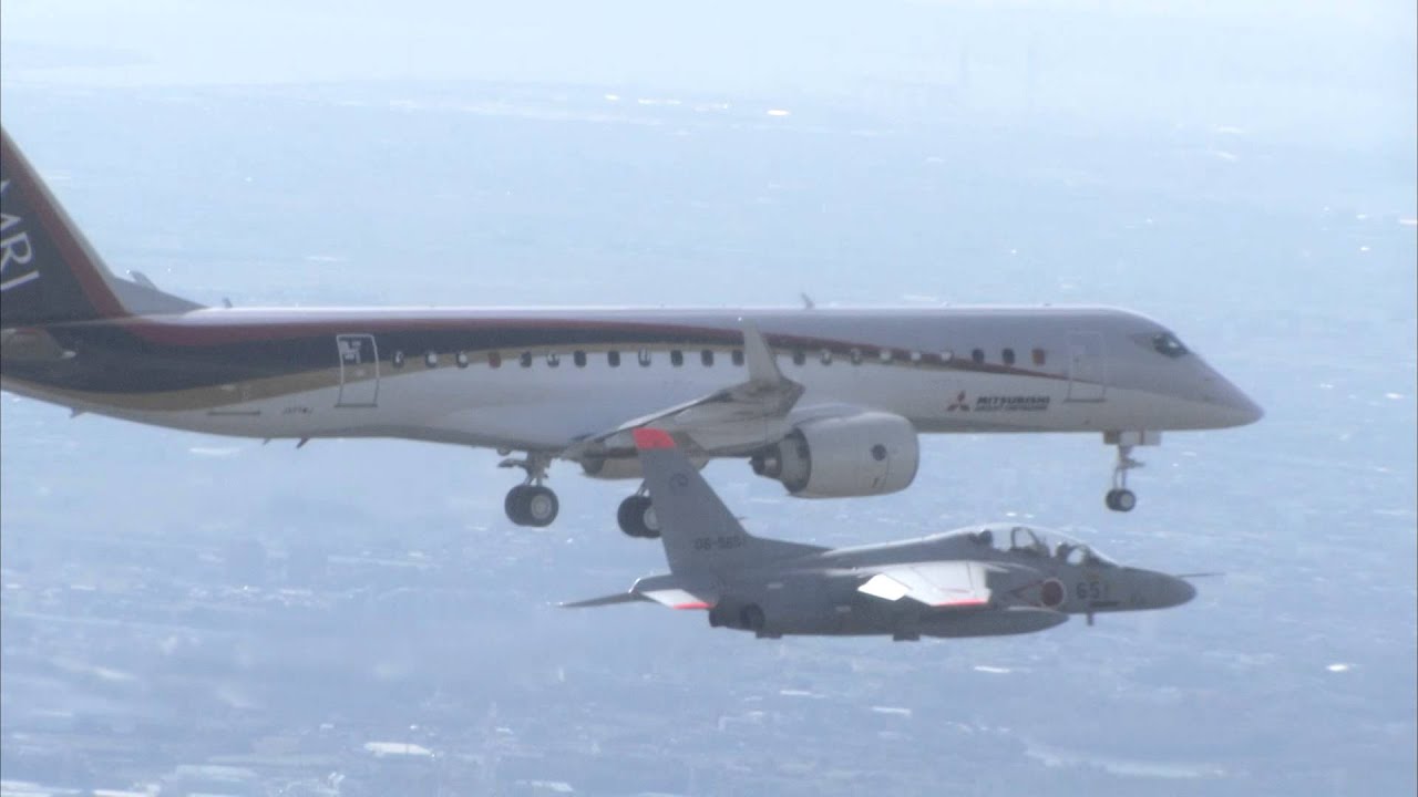 Mitsubishi Regional Jet MRJ90 First Flight [HD]