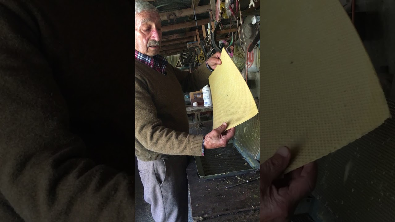Apicultura - Proceso de estampado de cera casero