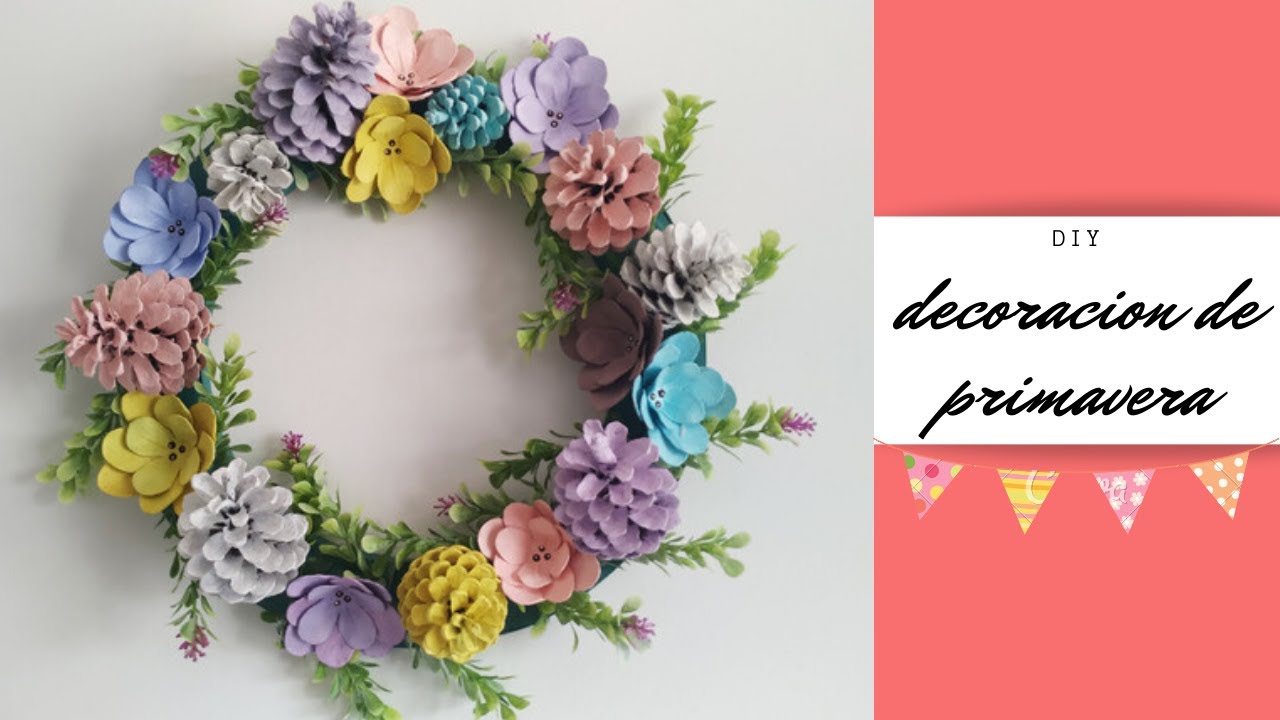 🔴 IDEAS PARA DECORAR TU CUARTO / CORONA DECORATIVA / MANUALIDADES CON CARTON DE HUEVOS