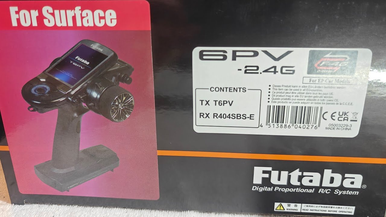 Futaba T6PV - Unboxing PART I