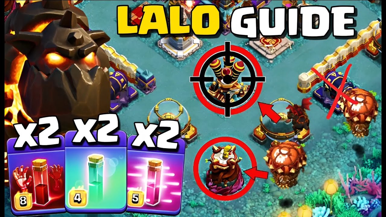 NEW Best Sui LALO Guide on RING BASES in TH16 | LALO Made EASY in Clash of Clans