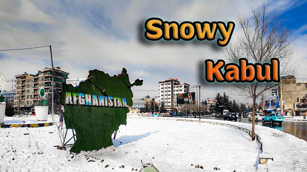 Snowy Kabul ❄️ | A Beautiful Winter Day in Kabul City | Afghanistan