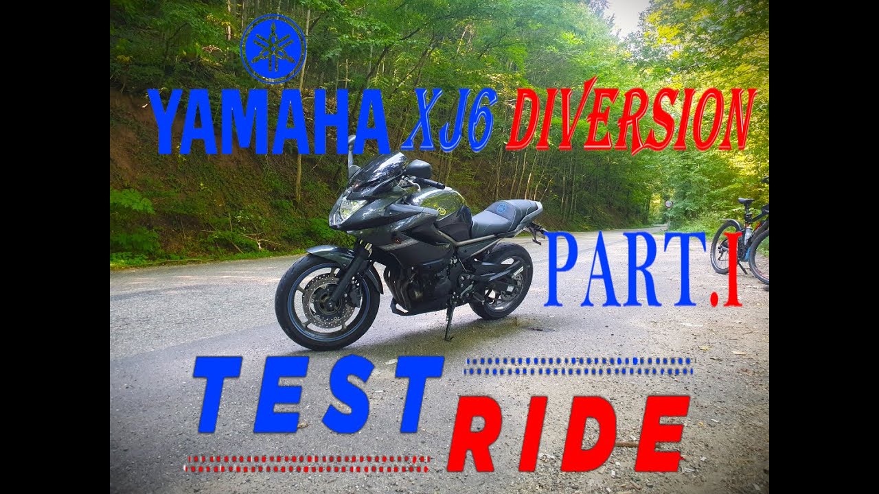 Test Ride Yamaha XJ6 Diversion!  4K /Part. 1