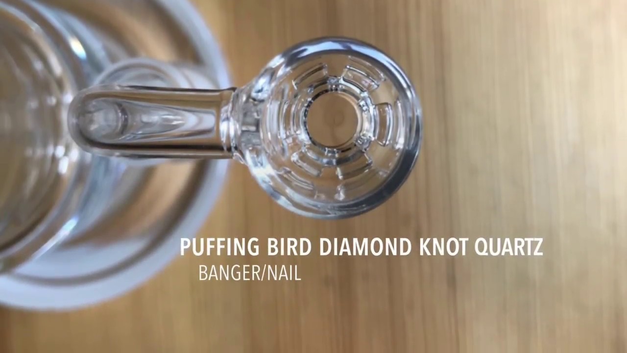 Puffing Bird&trade; Diamond Knot Quartz Banger/Nail Intro