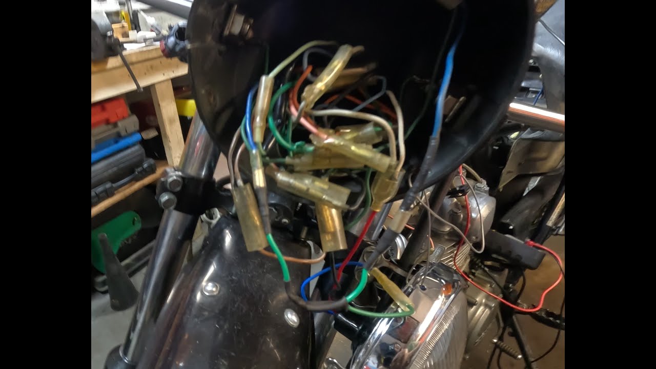75 Honda XL250 motorcycle wiring explained