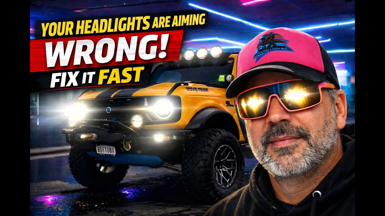 Your Headlights Are Aiming WRONG! Fix It FAST!