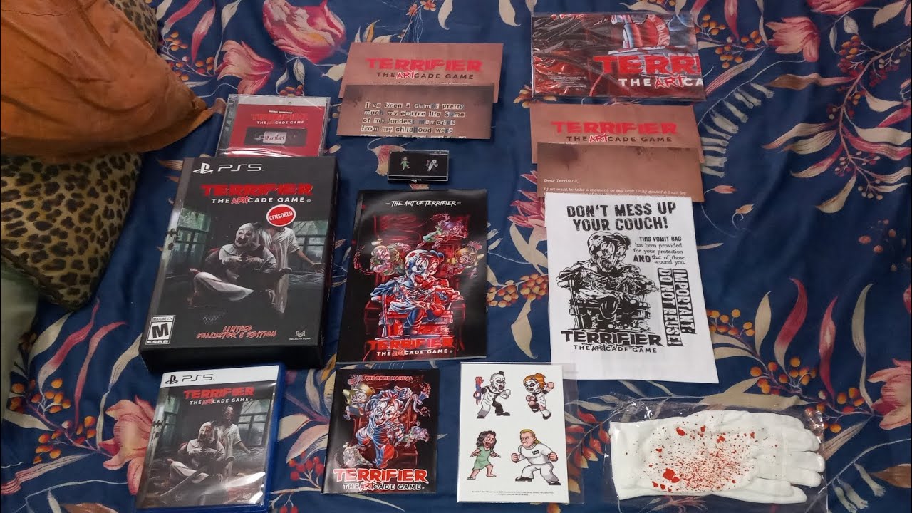 Terrifier The Artcade Game Limited Collector's Edition Unboxing