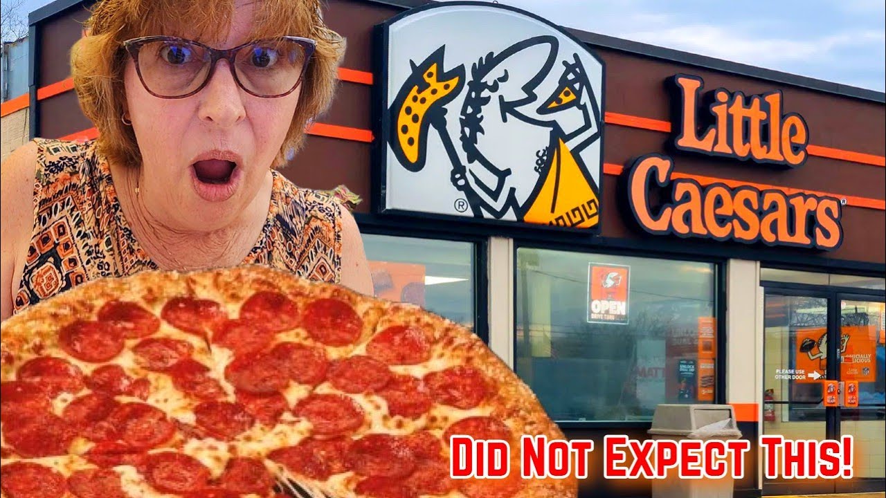 Eating Little Caesars Crunchy Stuffed Crust Pizza SHOCKED Me! Lets Go to The Lakeland Location!
