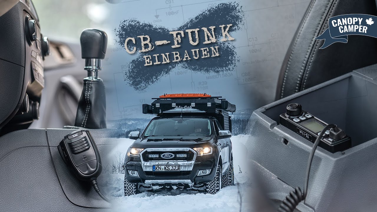 CB-Funk in OFFROAD 4x4 Camper selber einbauen | KOMMUNIKATION für Overlander! 📡 - [Team TS-11vi]