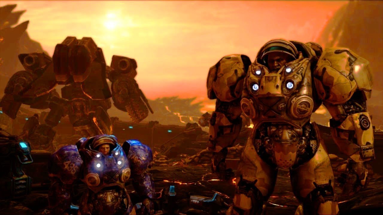 Shatter the Sky: Jim Raynor Destroys Space Platforms Orbiting Char (Starcraft 2)