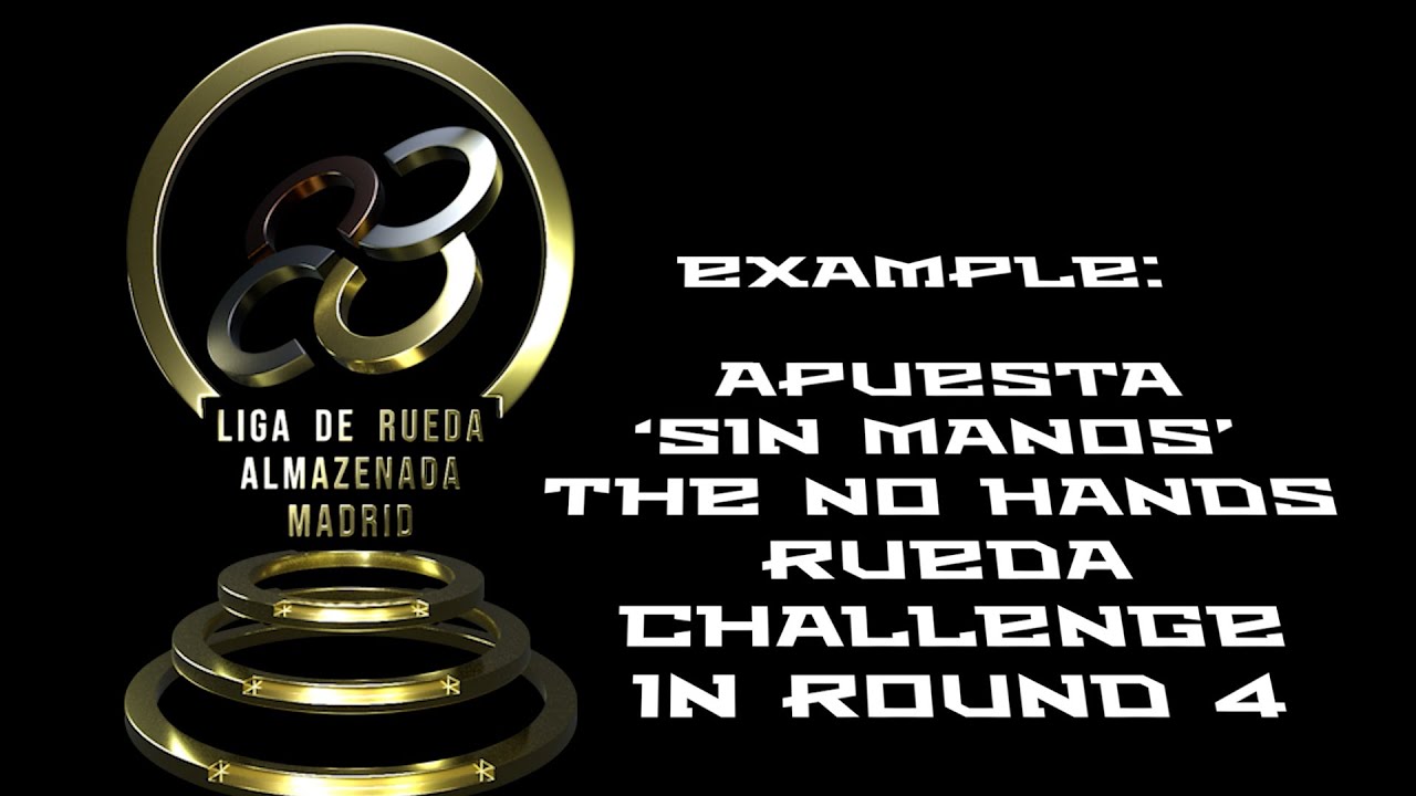 Rueda Almazenada Game Examples: Apuesta 'Sin manos' No Hands Challenge in r4 (Level 3, 8-round game)