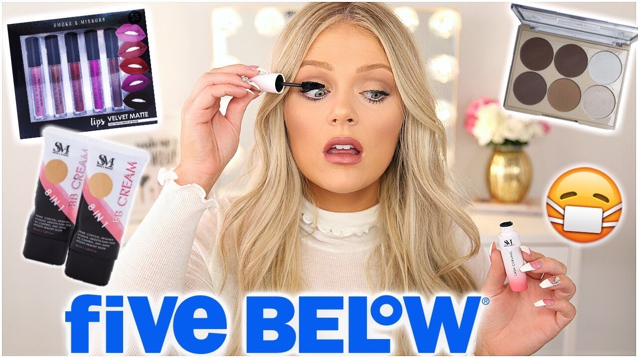 FULL FACE OF FIVE BELOW MAKEUP | NOTHING OVER $5 MAKEUP TUTORIAL