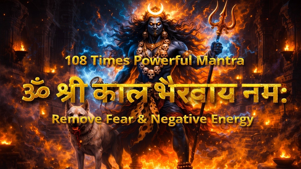 Kaal Bhairav Mantra 108 Times | ॐ श्री कालभैरवाय नमः | Powerful Protection Mantra