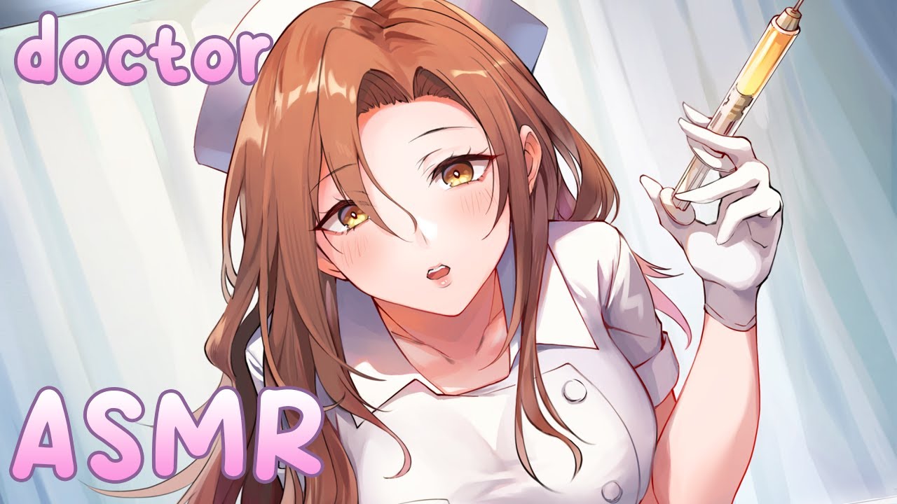 ASMR Nurse gives you a relaxing medical exam ❤ Soft-spoken