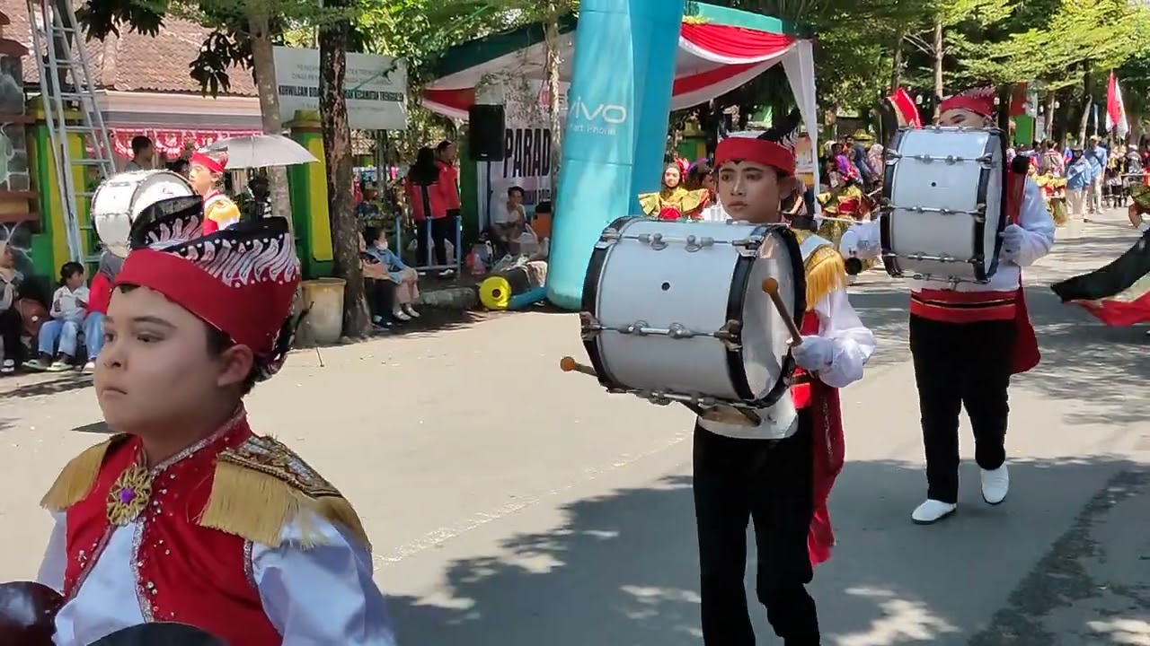 DRUMBAND SDN 3 DOMPYONG BENDUNGAN (PHBN LOMBA PARADE DRUMBAND DI KABUPATEN TRENGGALEK 20-8-2025)