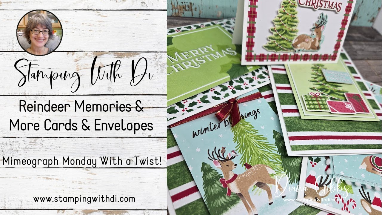 Reindeer Memories & More Card Pack - Mimeograph Monday With a Twist!