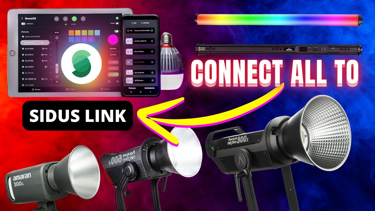How To Connect Any Aputure Device To The Sidus Link App (Works for both Iphone/iOS & Galaxy/Andriod)