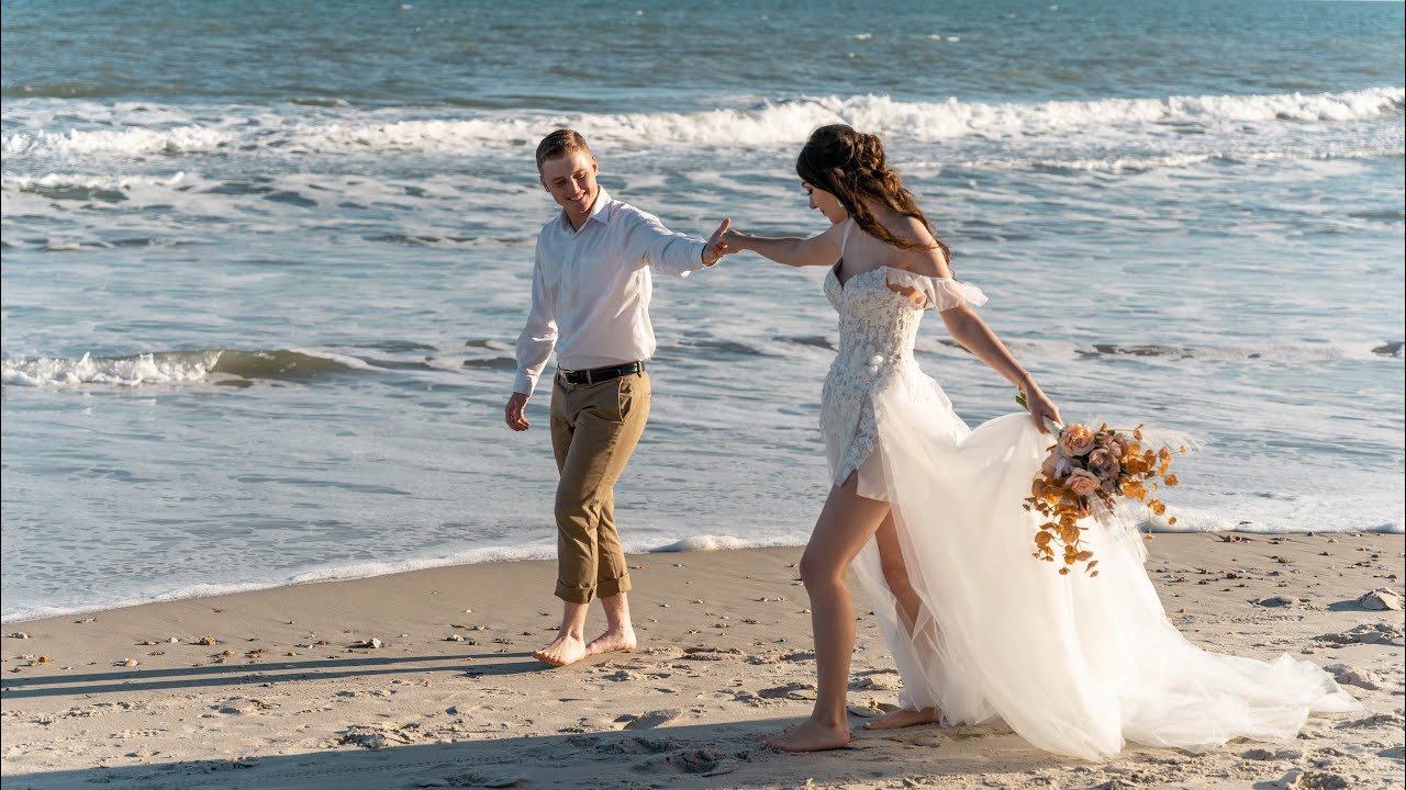 Elopement Wedding | Outer banks Beach Elopement
