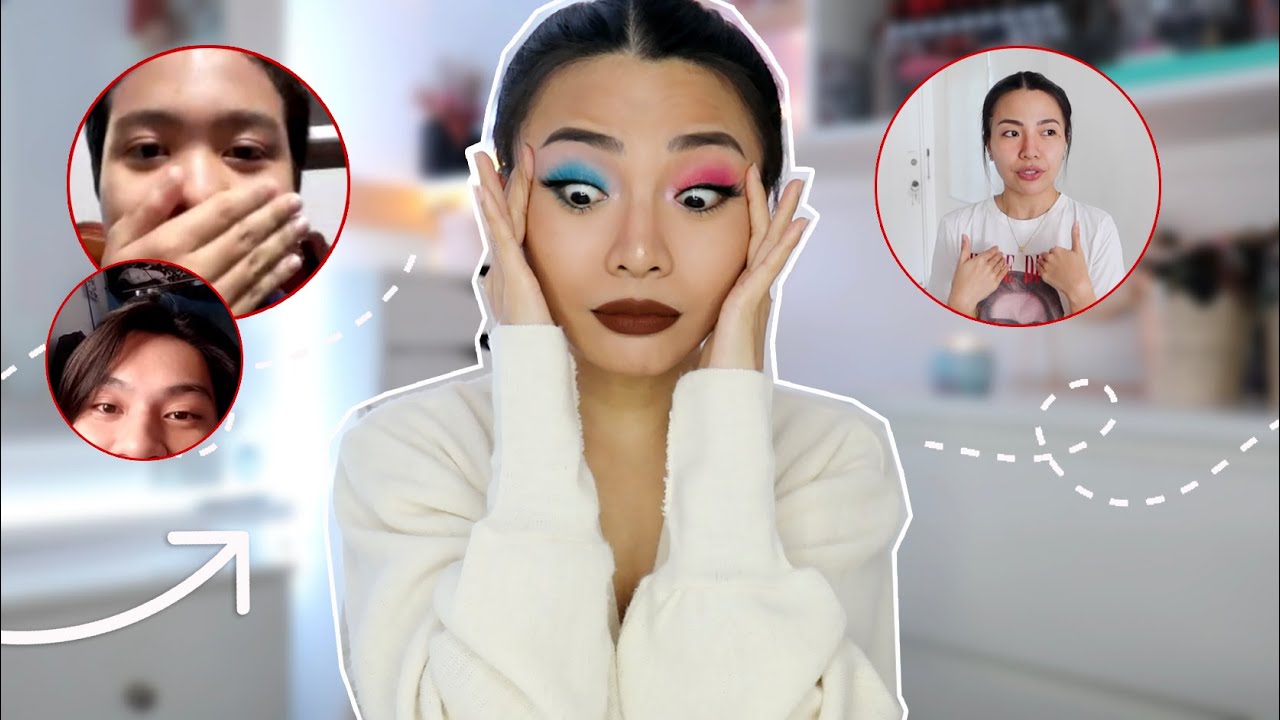 CHALLENGE: STRANGERS IN OMEGLE CHOOSE MY MAKE UP