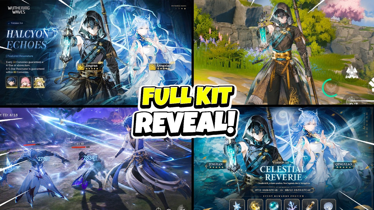 JUST IN! WUWA 3.6 HAS SHOCKED EVERYONE!! QINGXIAO & JINGRAN KITS EXPLAINED... (Wuwa)