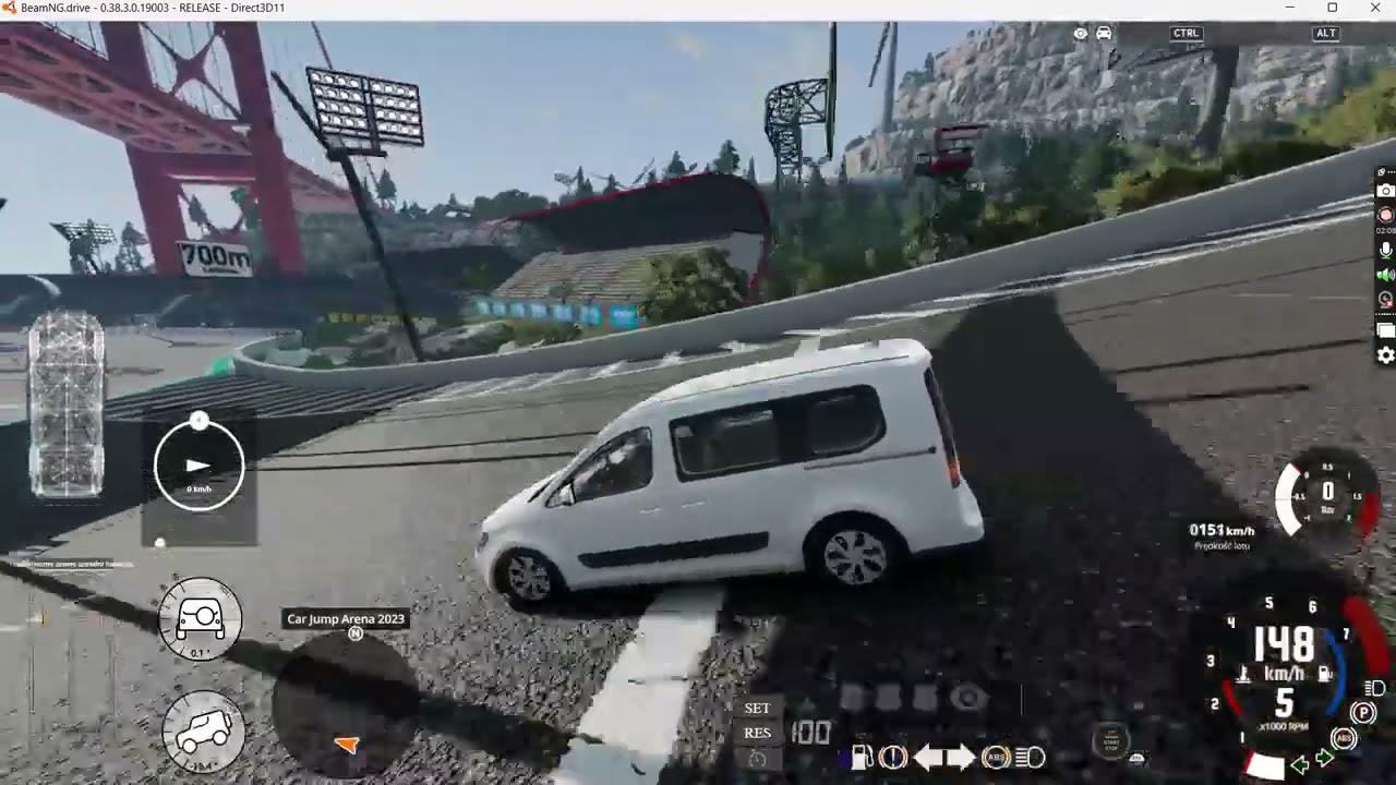 Skakanie z Wyskoczni w BeamNG Drive #15