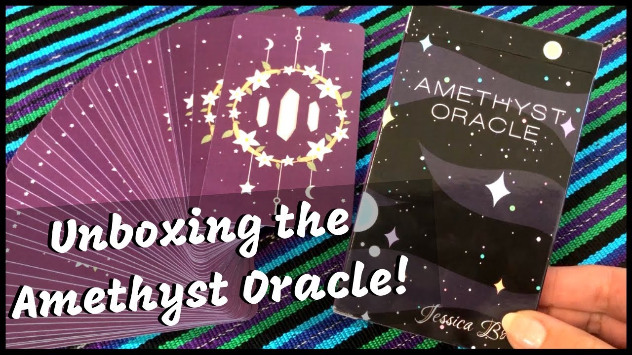 Unboxing the Amethyst Oracle Deck by Cracked Amethyst