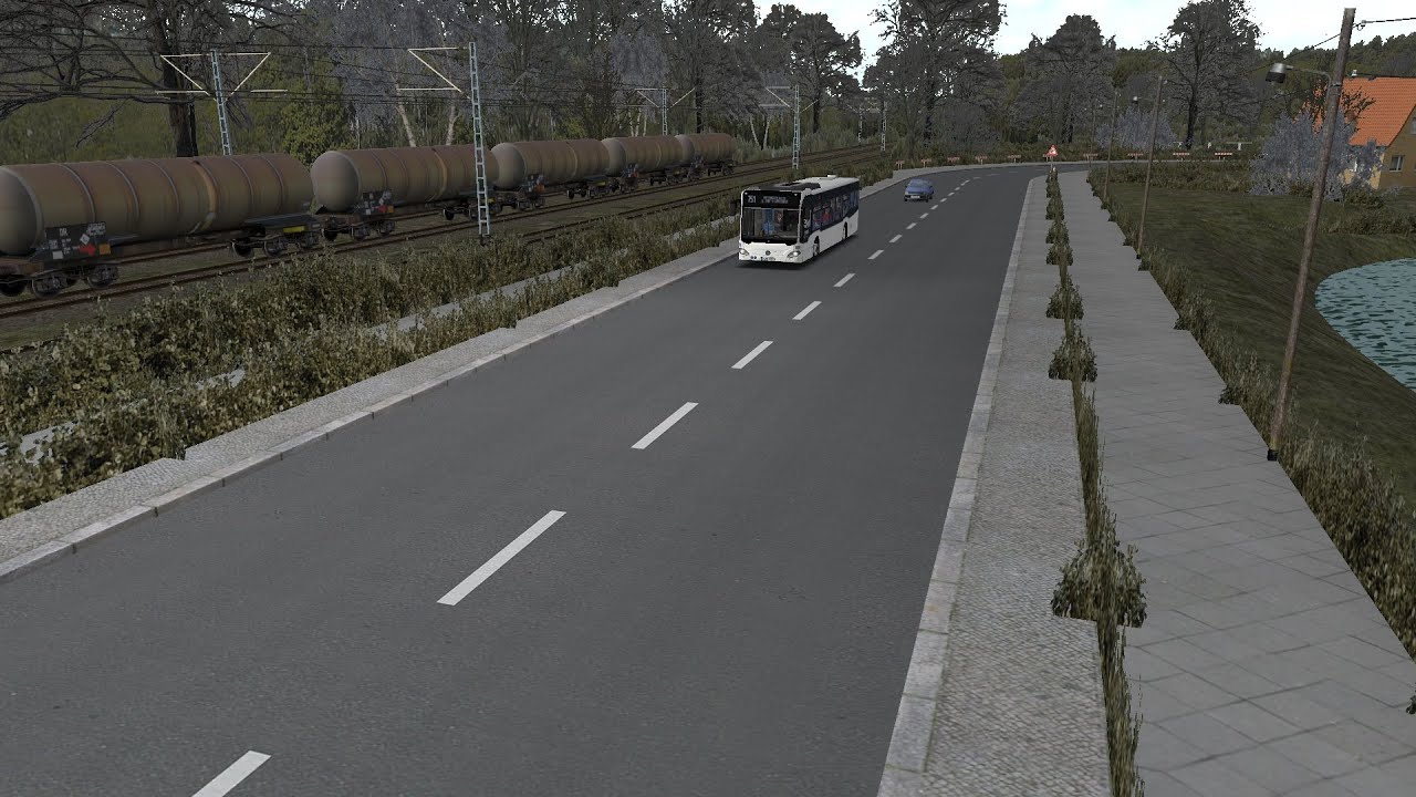 Omsi 2. Mühlbach. Маршрут 751 Ratingen E-Werk - Ratingen West