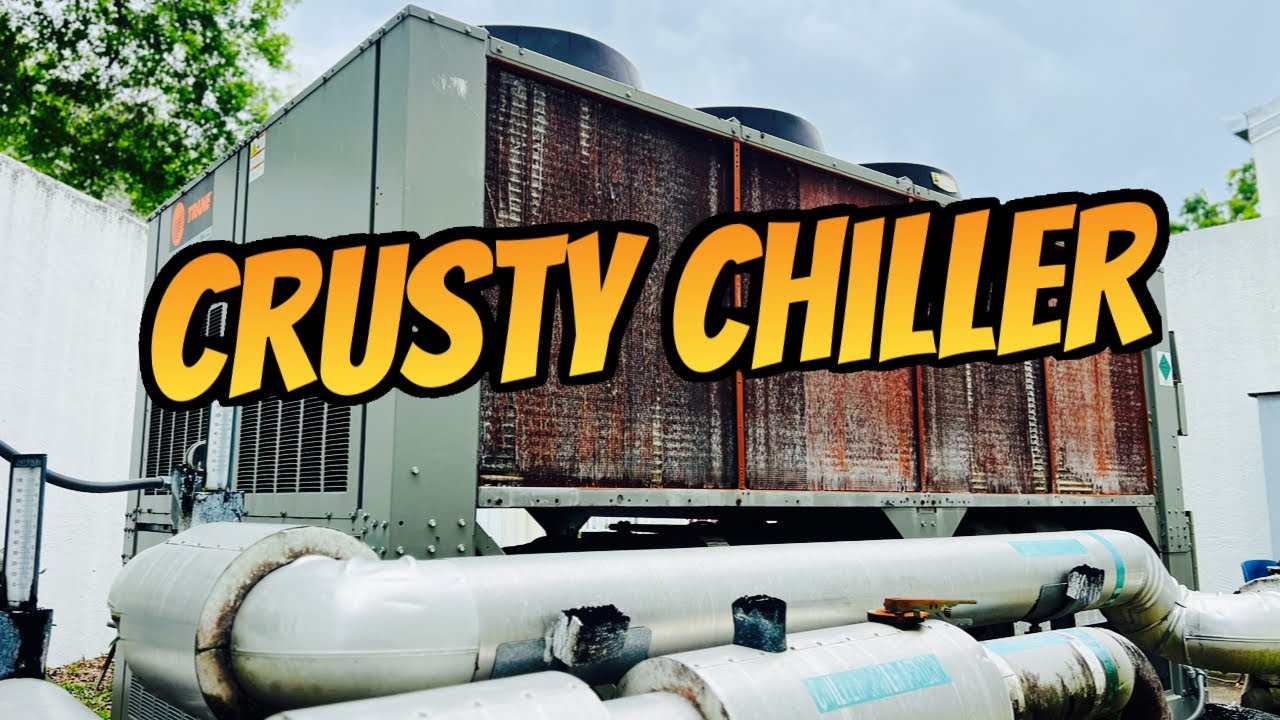 Trane CGAM Chiller Alarm Suction Temp Too High ….Some Of The Worst Condenser Coils