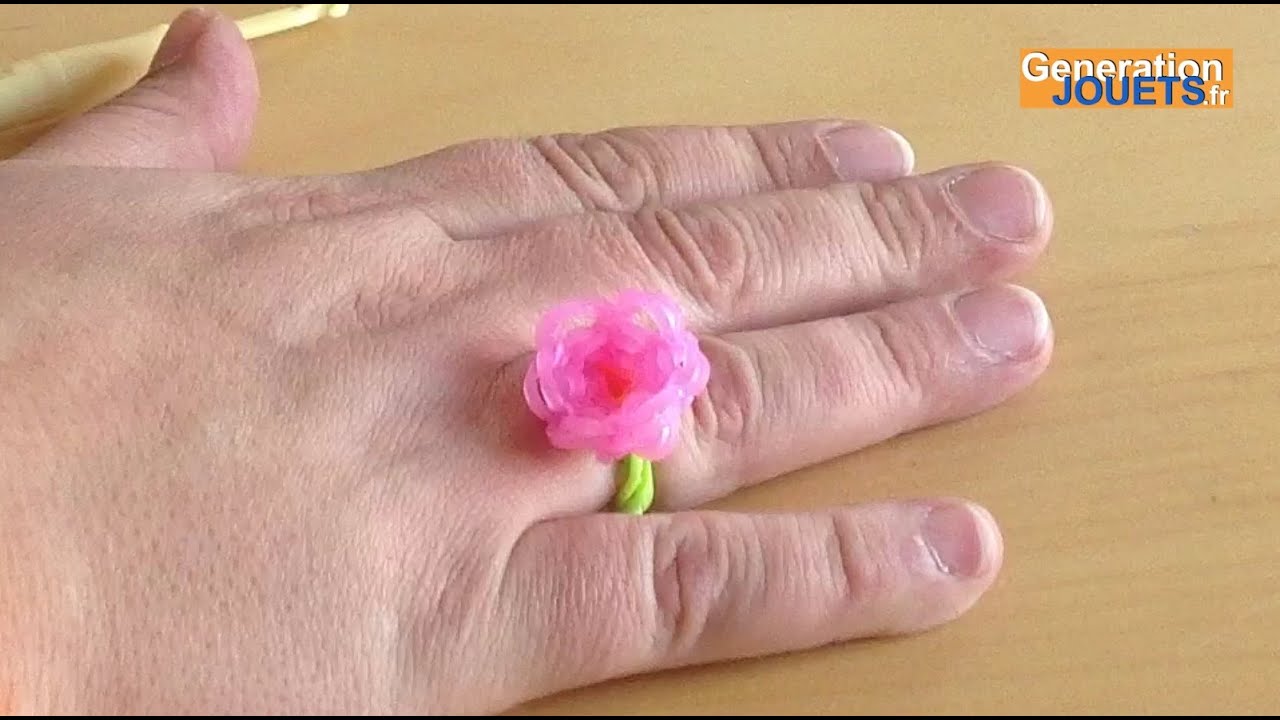 Comment créer une fleur Rainbow Loom (en français)