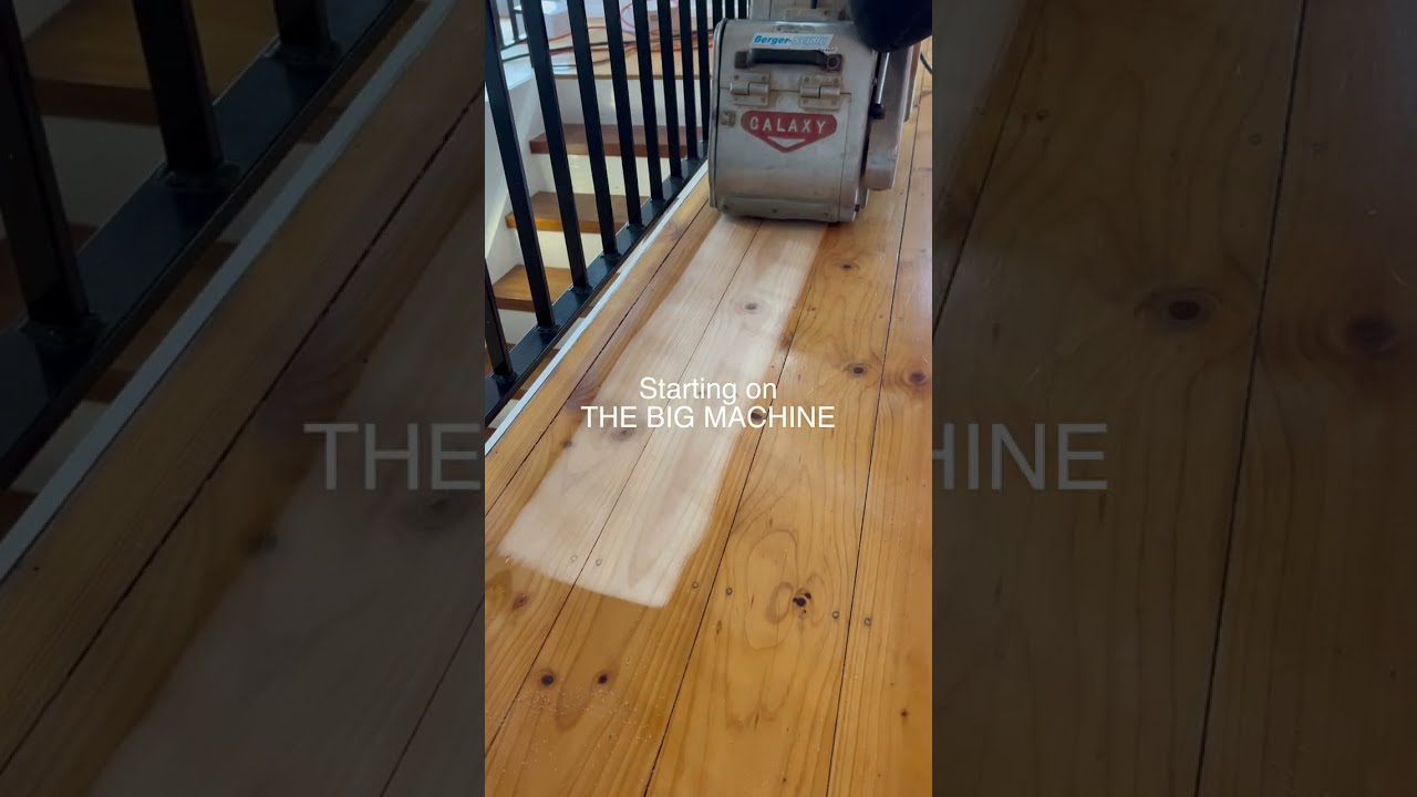 It's only PINE - should we restore this timber floor??