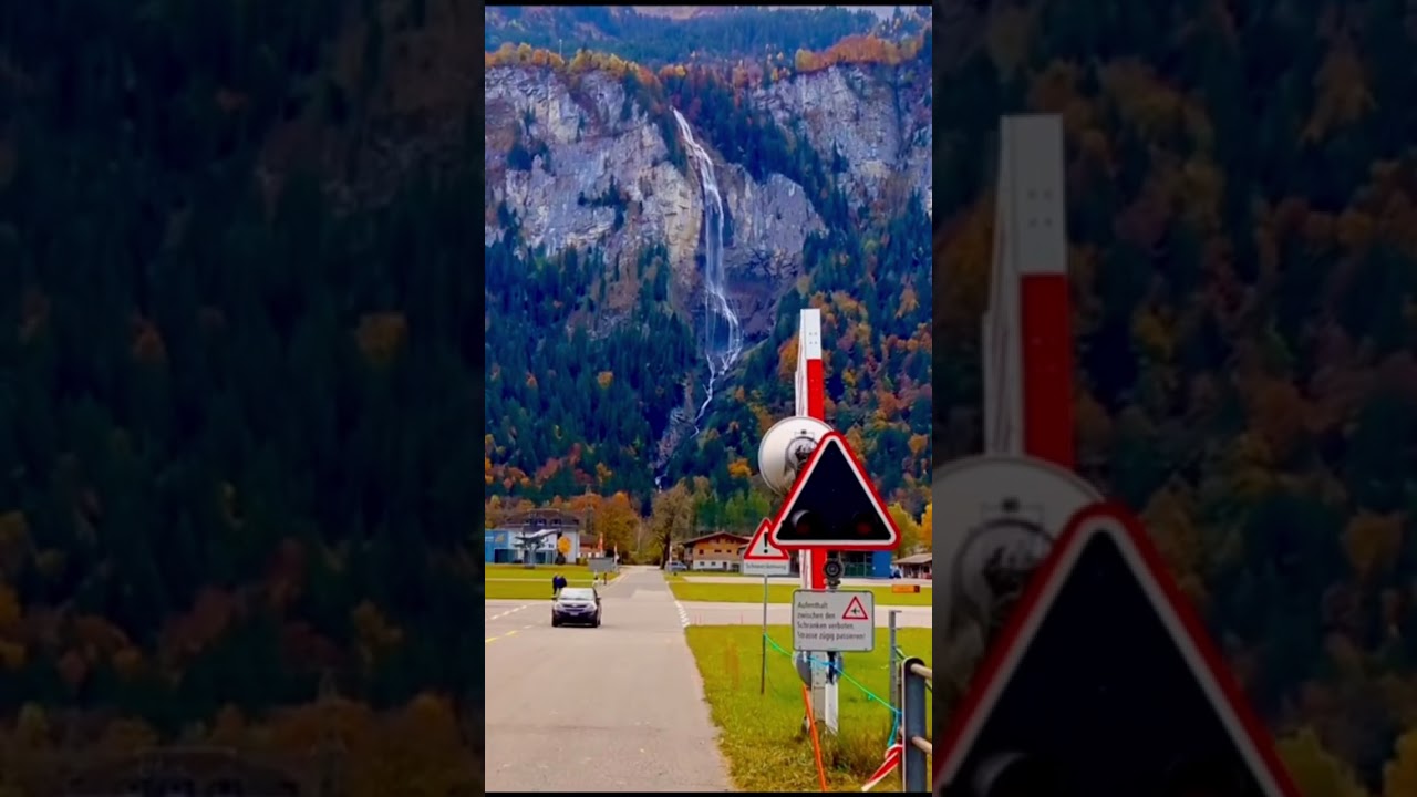 Oltchibachfall🇨🇭#swisswaterfalls #switzerlandnature #shortsyt 🎥@tripinswitzerland; epic.Swiss