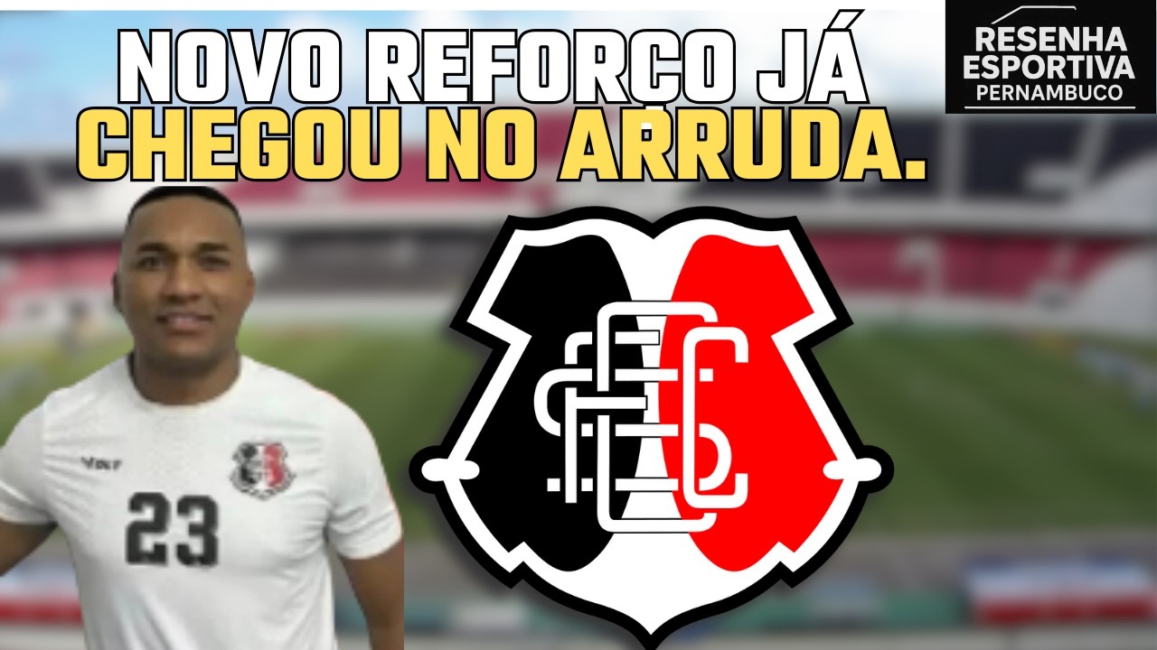 🚨NOVO REFORÇO DO SANTA CRUZ JÁ CHEGOU NO ARRUDA E TREINA COM ELENCO.