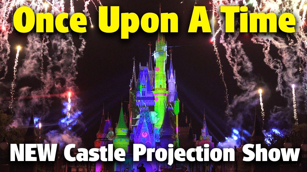 NEW 'Once Upon a Time' Castle Projection Show | Magic Kingdom