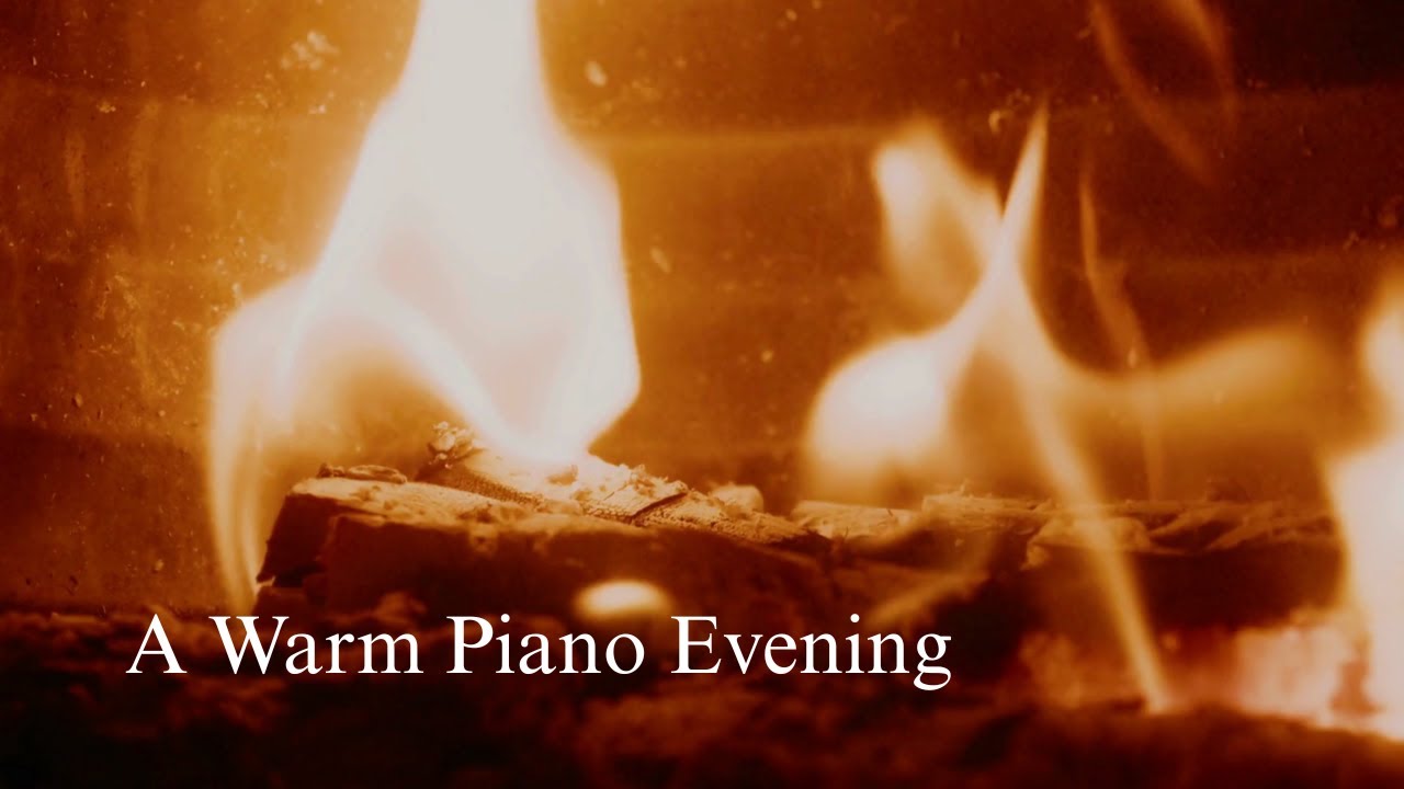 Soft Piano Background Music • Fireplace Ambience • Relaxing Music, Dinner, Sleep, Calm & Meditation