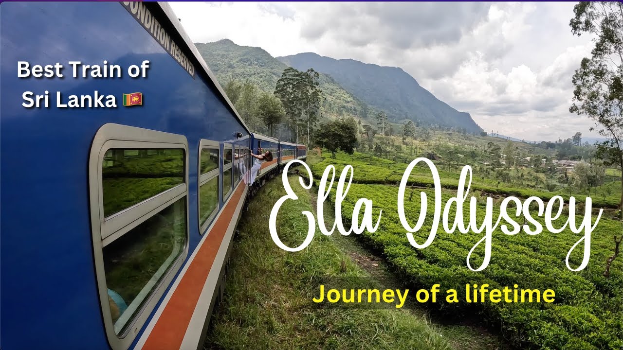 Ella Odyssey journey in FIRST CLASS | Most Luxury train in Sri Lanka 🇱🇰 | Colombo to Badulla