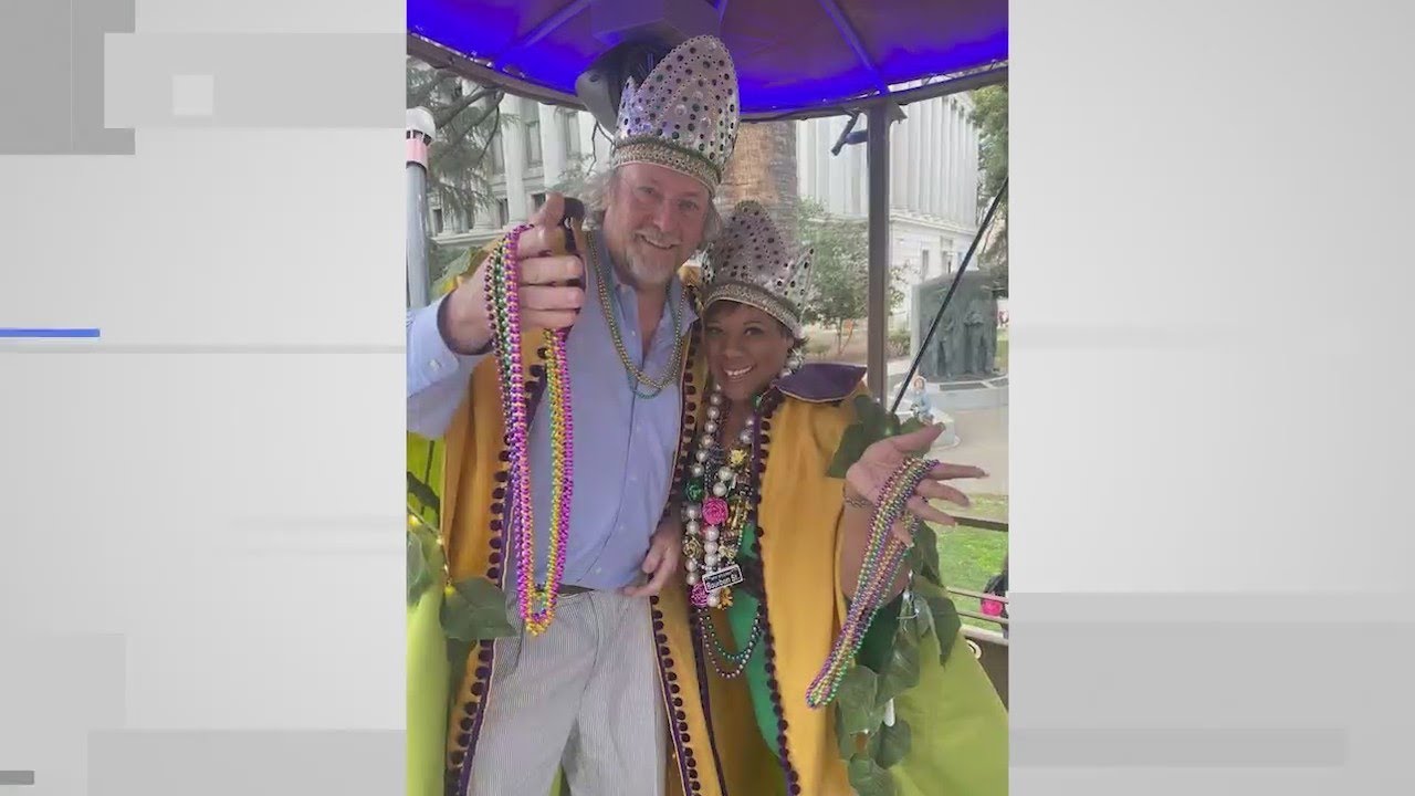 Inaugural Krew of Trees Mardi Gras Parade in Sacramento