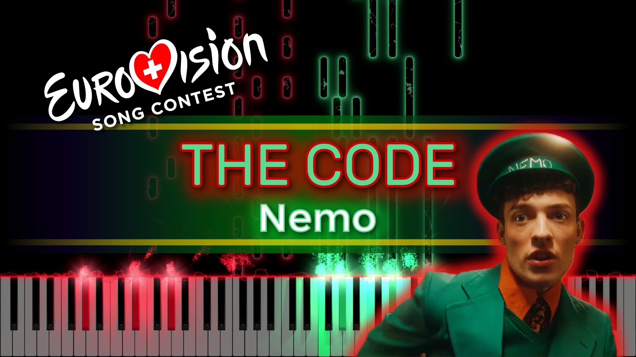 Nemo - The Code 🇨🇭 Switzerland (Eurovision 2024 Winner) [piano tutorial + sheet piano]